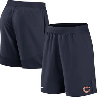 Men's Nike Navy Chicago Bears Stretch Woven Shorts