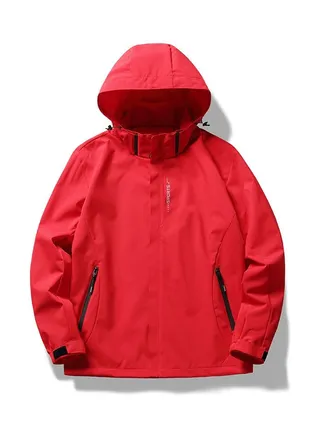 New detachable hooded waterproof mountaineering suit, outdoor clothing 