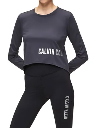 Long Sleeve Hi-Low T-Shirt Dark Blue 