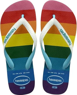 Havaianas Top Pride Sole Flip Flop Sandal (Blue) Women's Sandals