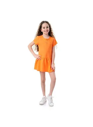 Girls Dress with Waiste Frill 