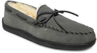 Genuine Shearling Moccasin Slipper