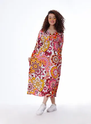 Girls Dress Multicolour 