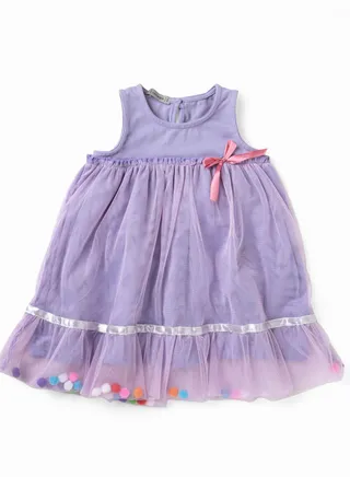Girls Dress Purple 