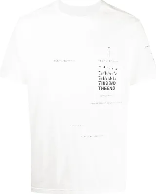 The End print T-shirt