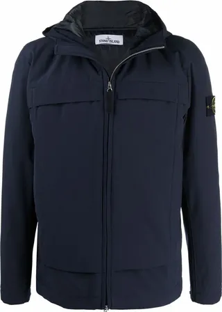 Logo Zipped Bomber Jacket