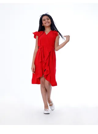 Girls Dress Red 