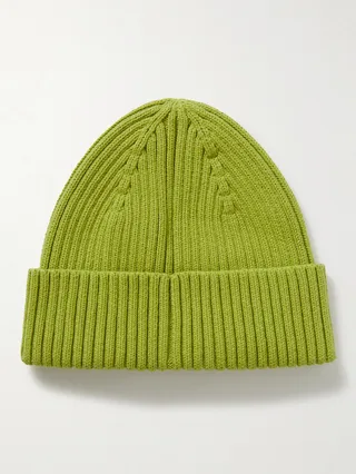 June Ribbed Cotton-Blend Beanie