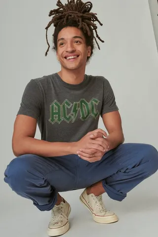 Acdc Clover Logo Tee