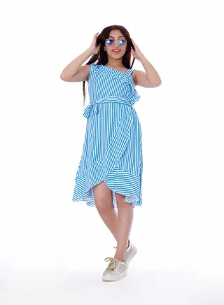 Girls Dress Blue 