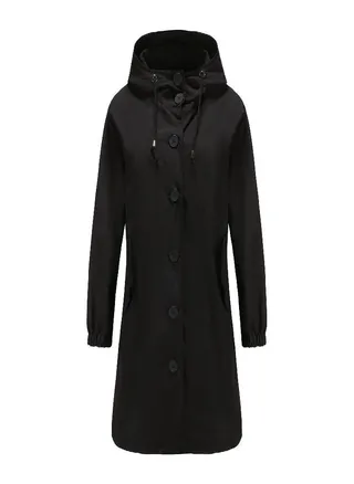 Waterproof Hooded Windbreaker Women 'S Casual Long Coat Women 'S Loose Large Size Outdoor Windbreaker 