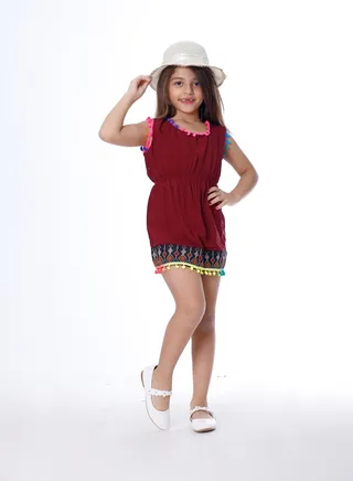 BEBO_Bedouin dress_Burgundy 