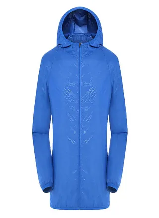Men's Women Casual Jackets Windproof Ultra-Light Rainproof Windbreaker Top 