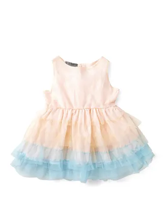 Girls Dress Multicolour 