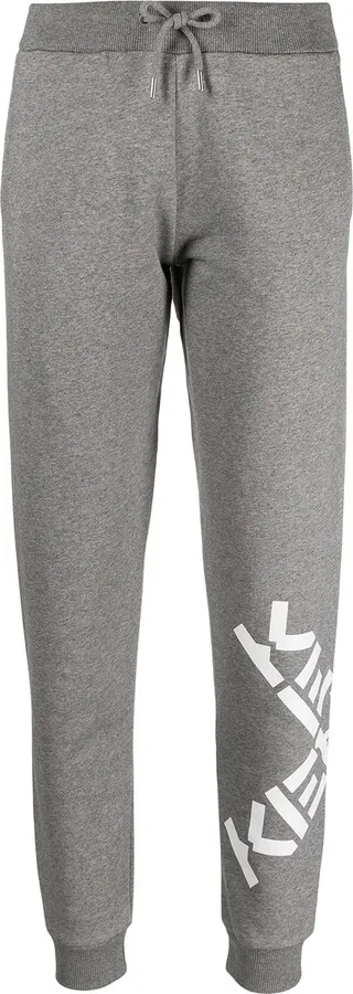 Big X logo-print track pants