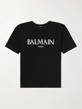 Logo-Appliquéd Cotton-Jersey T-Shirt