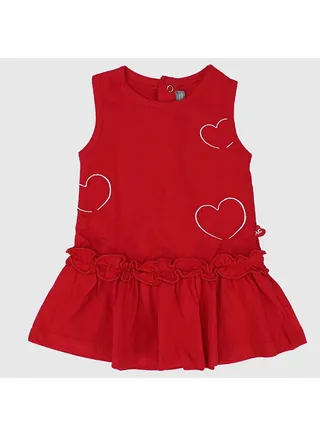 Ruffled Sleeveless Dress 