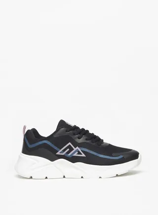 Women Textured Sports Shoes with Lace-Up Closure 
