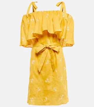 Vacation Lyra off-shoulder linen dress