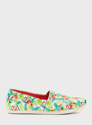 Ponited Toe Flat Slip Ons 