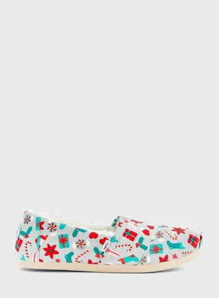 Ponited Toe Flat Slip Ons 