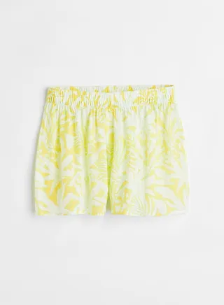 High Waist Printed Shorts