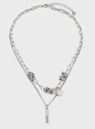 Layered Stainless Steel Necklace