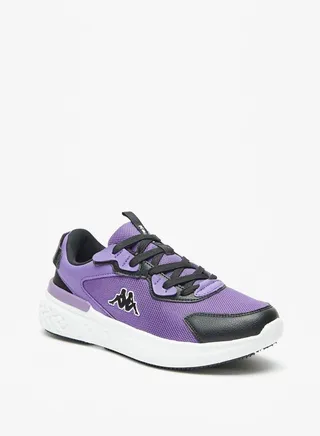 Womens Textured Lace-Up Sports Shoes 