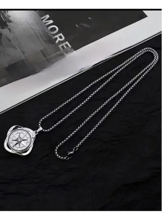High Quality Silver Stainless Steel Necklace For Men Size 70 cm 