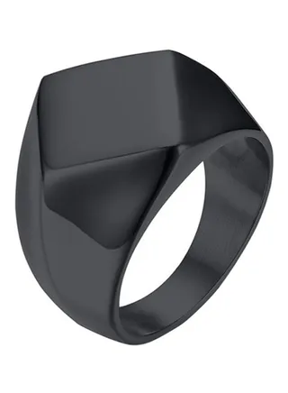 Titanium Signet Ring 