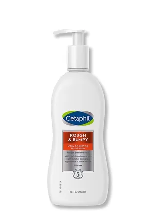 CETAPHIL Daily Smoothing Moisturizer for rough, bumpy skin | 10 fl oz | For rough and sensitive skin Urea cream moisturizes and exfoliates to soften the skin | Fragrance-free | Dermatologist recommend 