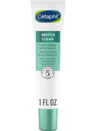 Cetaphil Gentle Clear Triple Action Acne Serum, 1 oz 