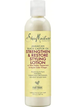 Shea Moisture Jamaican Black Castor Oil Strengthening & Styling Lotion for Unisex, 236.58 oz. 