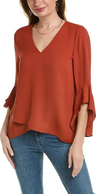 Vince Camuto Flutter Sleeve Tunic