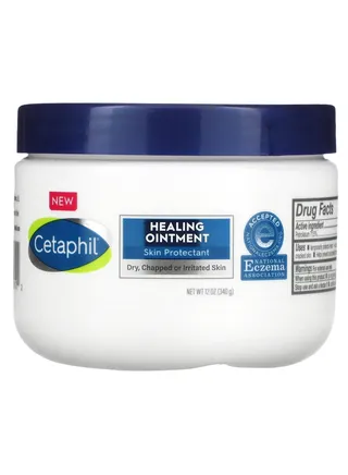 Cetaphil Healing Ointment for Dry and Irritated Skin, Heals and Protects, Soothes Chapped Hands and Chapped Lips, Hypoallergenic, Fragrance Free, Dermatologist Recommended, 12... 