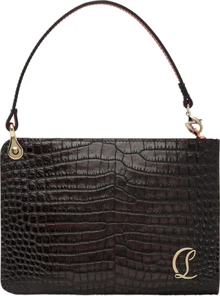 Christian Louboutin Brown Lizzy Pouch