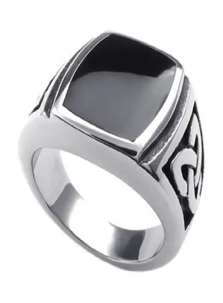 Compact Titanium Steel Ring for Men 