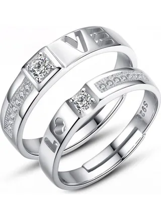 Studded Twist Couple Rings 