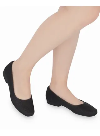 PICCADILLY 250115-520 BUSINESS COURT FLAT SHOE IN BLACK 