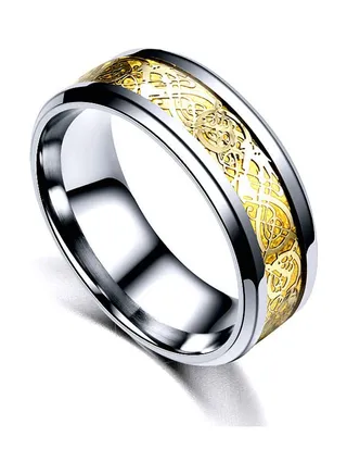 Dragon Embossed Ring 