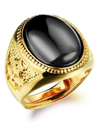 Agate Stone Classic Ring 