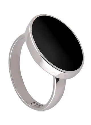 925 Sterling Silver Ring BQ3230-black 