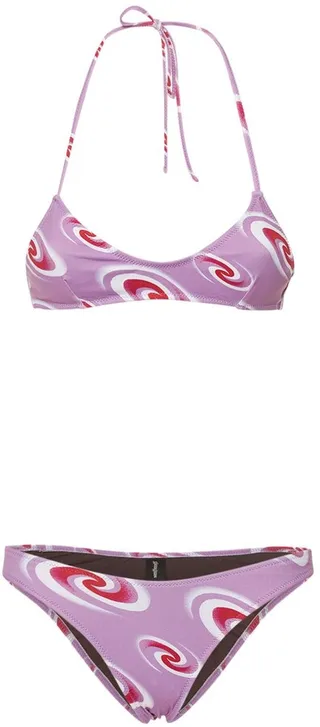 Aiguablava printed bikini set