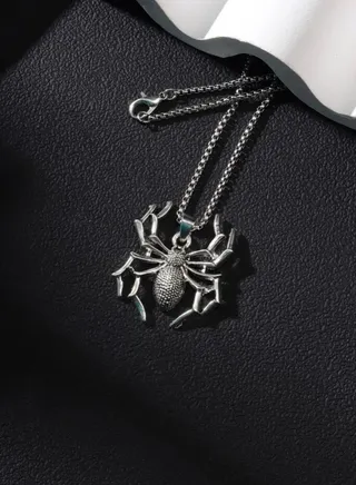 Black Stainless Steel Necklace For Men 