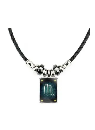 Zodiac Design Necklace For Unisex 