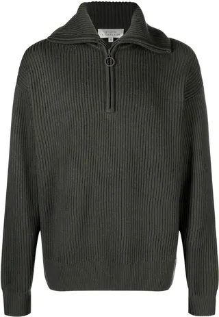 Half-Zip Long-Sleeve Jumper