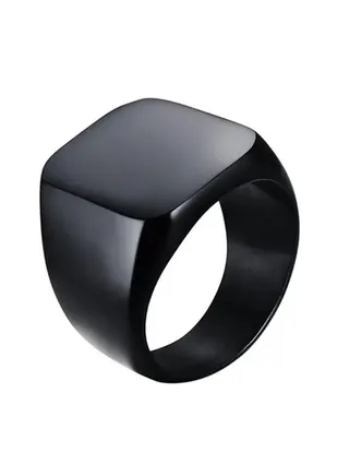 Titanium Signet Ring 