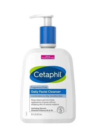 Cetaphil Daily facial cleanser for sensitive, combination to oily skin 473 ml 