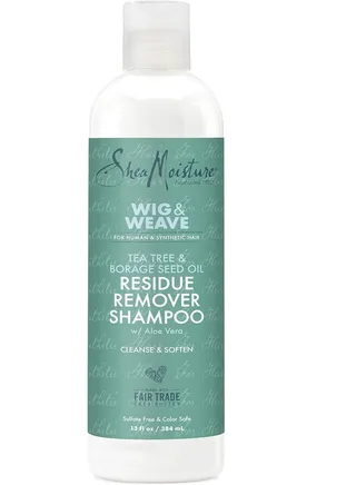 SheaMoisture Descaler Shampoo for Natural & Synthetic Hair with Tea Tree & Coconut Seed, Sulfate Free Purifying Shampoo, 13 oz 