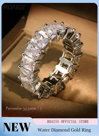 Unisex Fashion Simple Stone Ring Retro Electroplated Ring Delicate And Glossy Matching Rings 